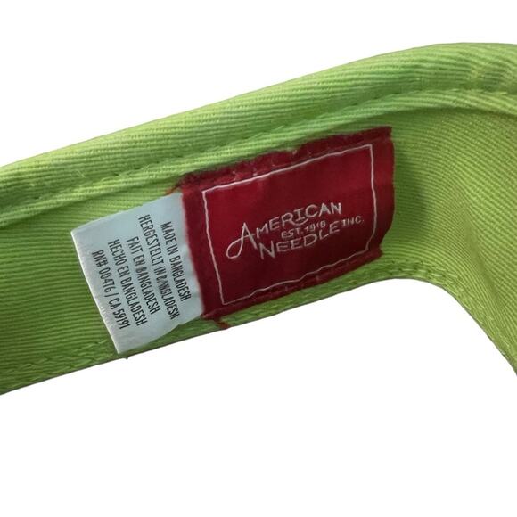 NWOT American Needle Hawaii Neon Green Visor - Picture 3 of 4